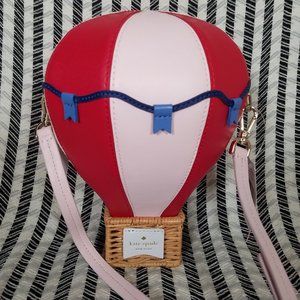 Kate Spade Up Up Away Hot Air Balloon Pink Red